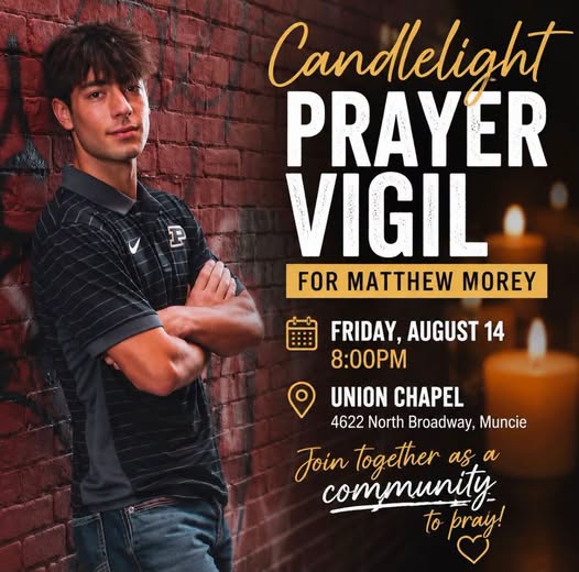 Matthew Morey, Missing Muncie, Indiana, Found Died - Candlelight prayer vigil honors